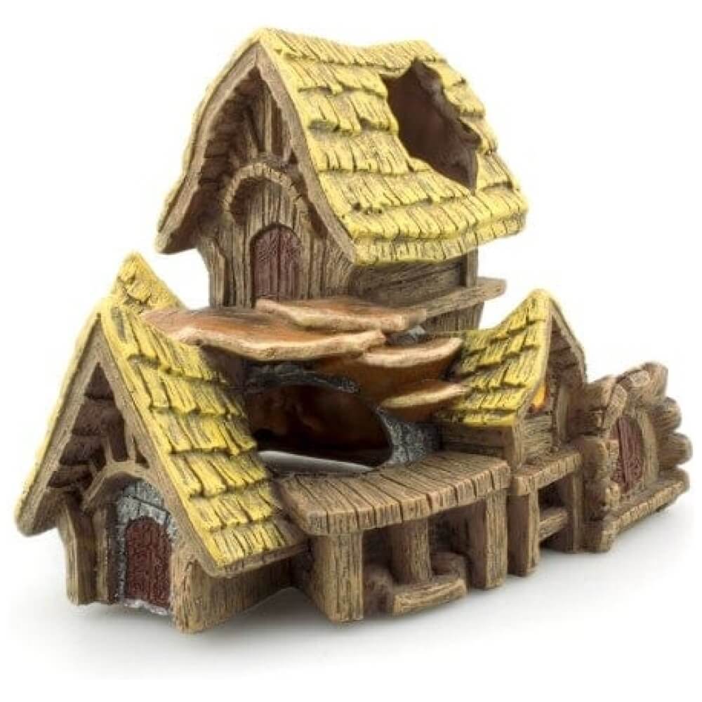 Bioscape Yellow Roofed Home 11.5 x 11.cm