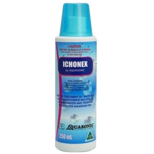 Aquasonic Ichonex – White Spot & Velvet Treatment (Freshwater – Copper Sulphate & Malachite Green)