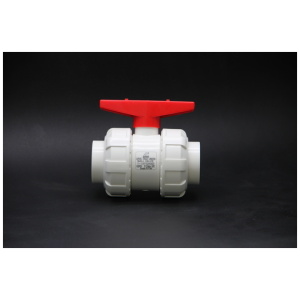 White DIN True Union Ball Valve