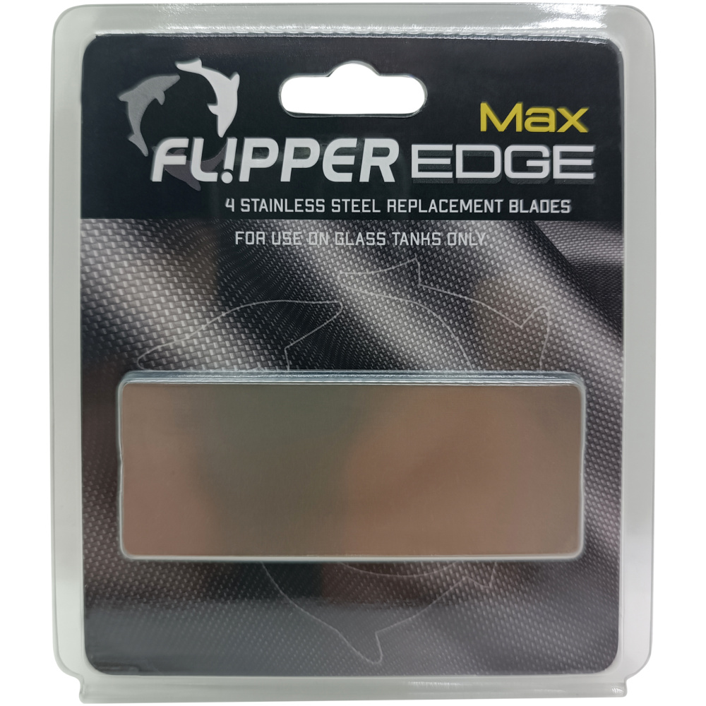 Flipper Edge MAX Stainless Steel Blades - 4pk