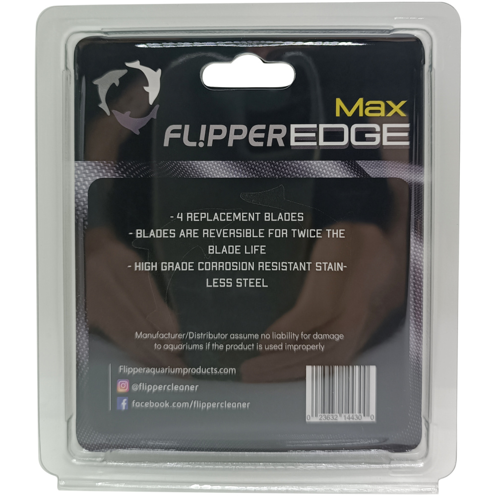 Flipper Edge MAX Stainless Steel Blades - 4pk - Image 2