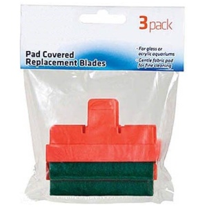 Resun Deluxe Scraper Pad Covered Replacement Blades 3pk