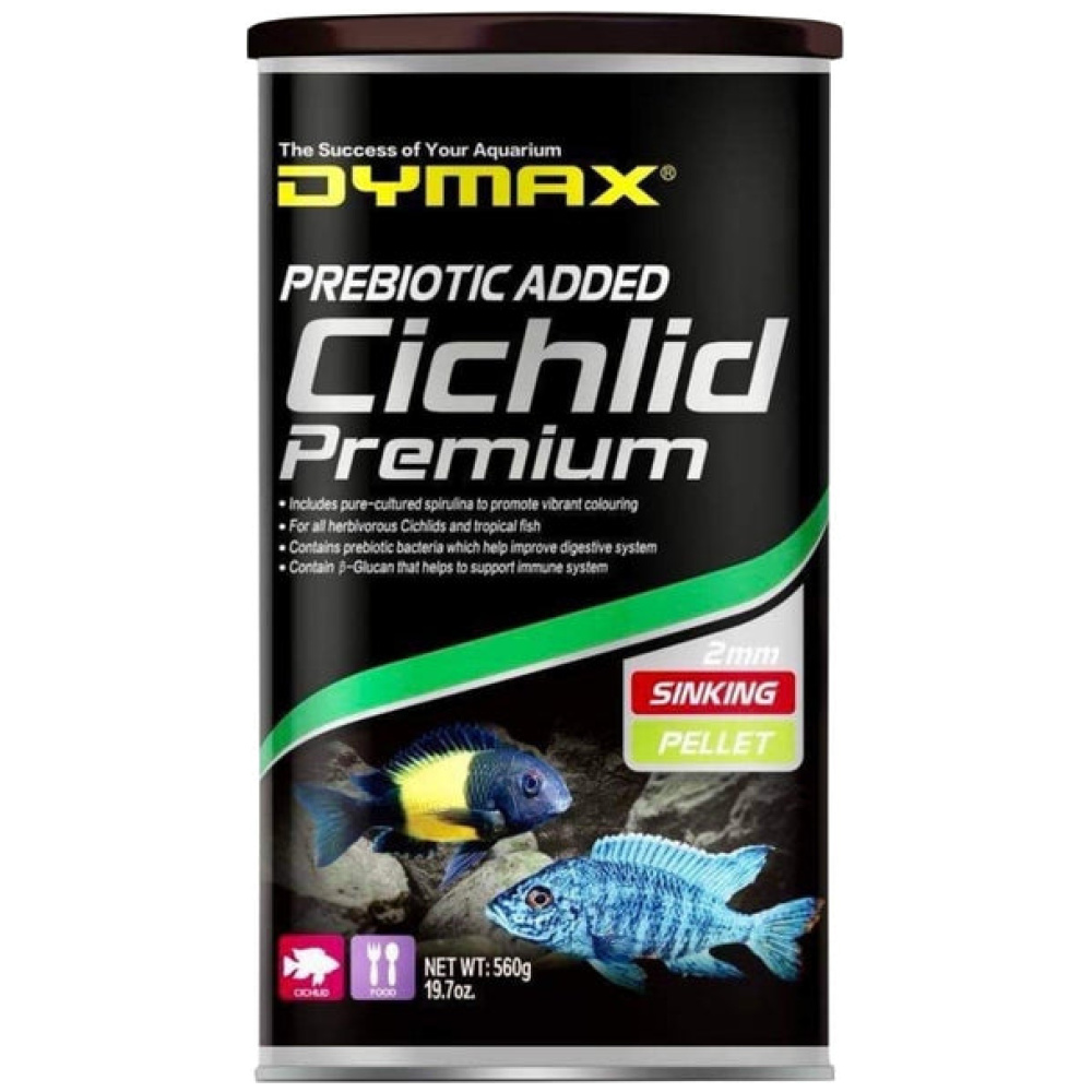 Dymax Cichlid Premium 560g Sinking Pellets