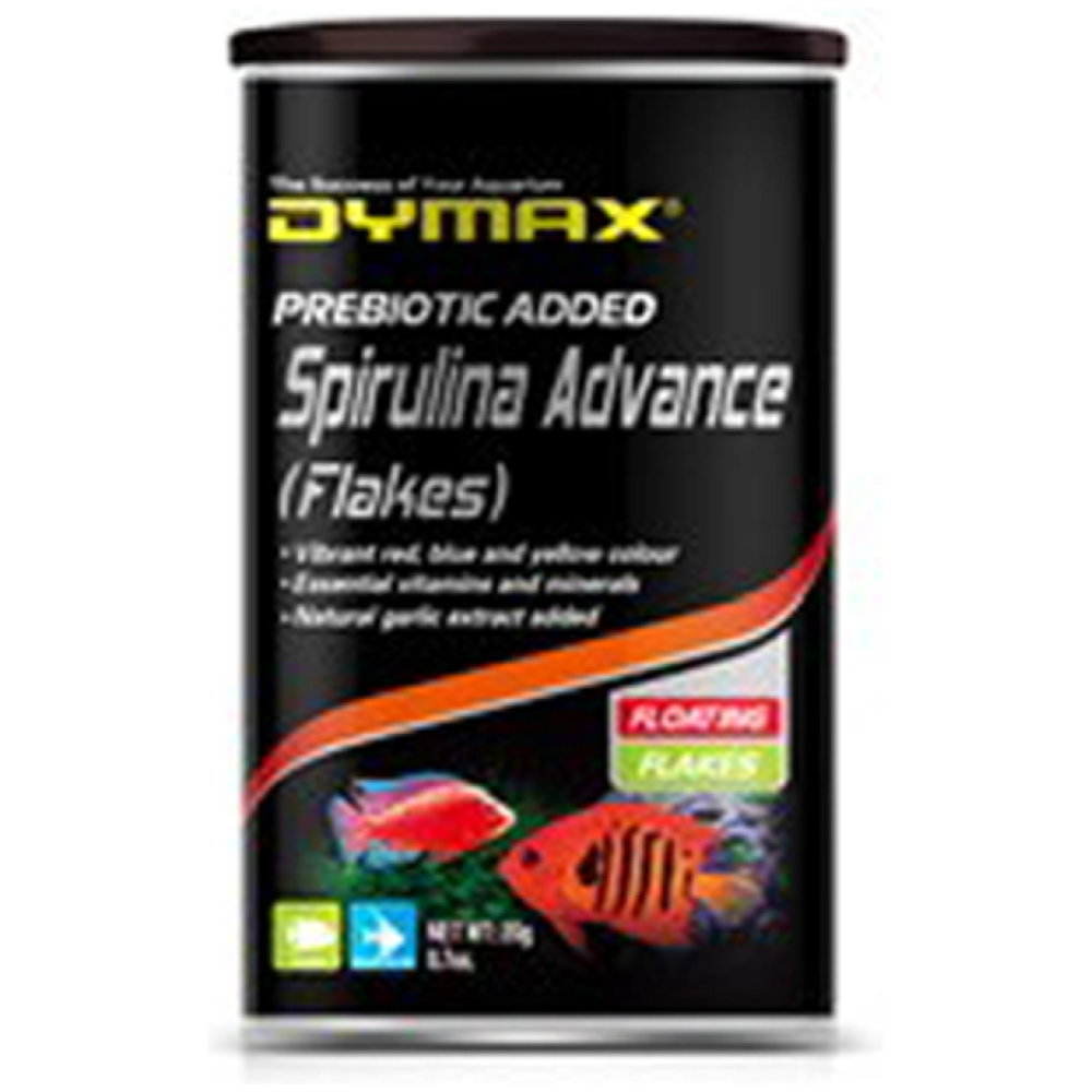 Dymax Spirulina Advance 20g Floating Flakes