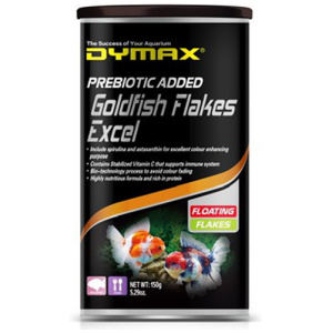 Dymax Goldfish Flakes Excel 150g Floating Flakes