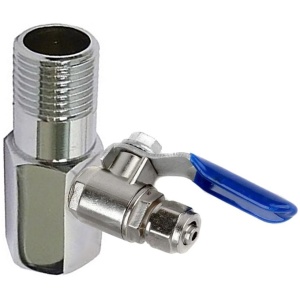 1/2″ Tap Adapter Block To 1/4” Tube Ball Valve