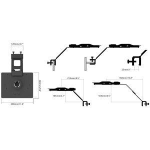 Maxspect Ethereal E5 Mounting Bracket Set