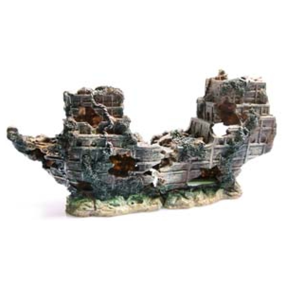 Ornament Shipwreck Med 43x21cm 2 Pce