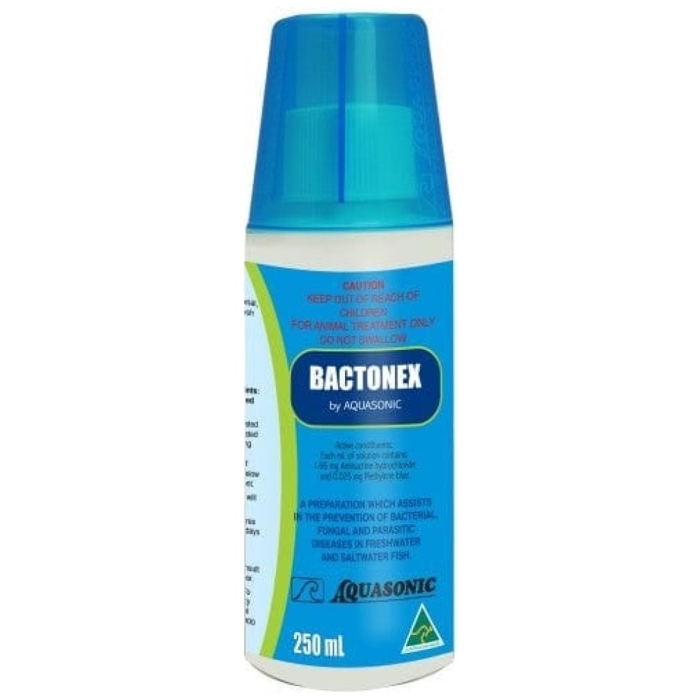 Aquasonic Bactonex - Broad-spectrum (Aminacrine Hydrochloride & Methylene Blue)