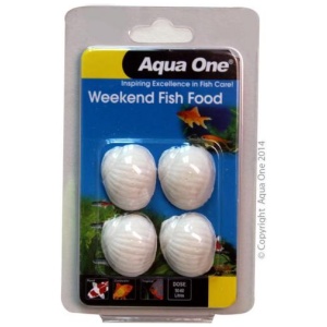 Aqua One Block Weekend Fish Food 20g