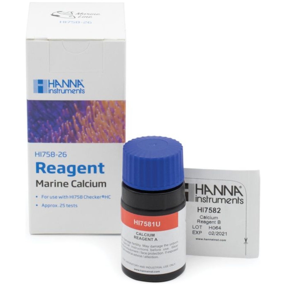 Hanna Marine Calcium Checker Reagents - 25 Tests (HI758-26)