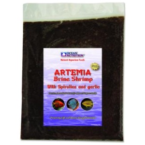 Frozen Brine Shrimp Spirulina Garlic 454g
