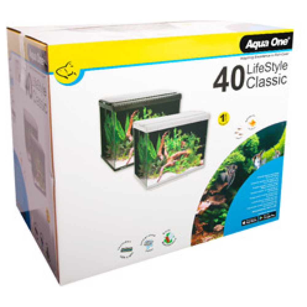 LifeStyle Classic 40 Complete Glass Aquarium - Image 2