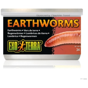 Exo Terra Canned Earthworms 34gm