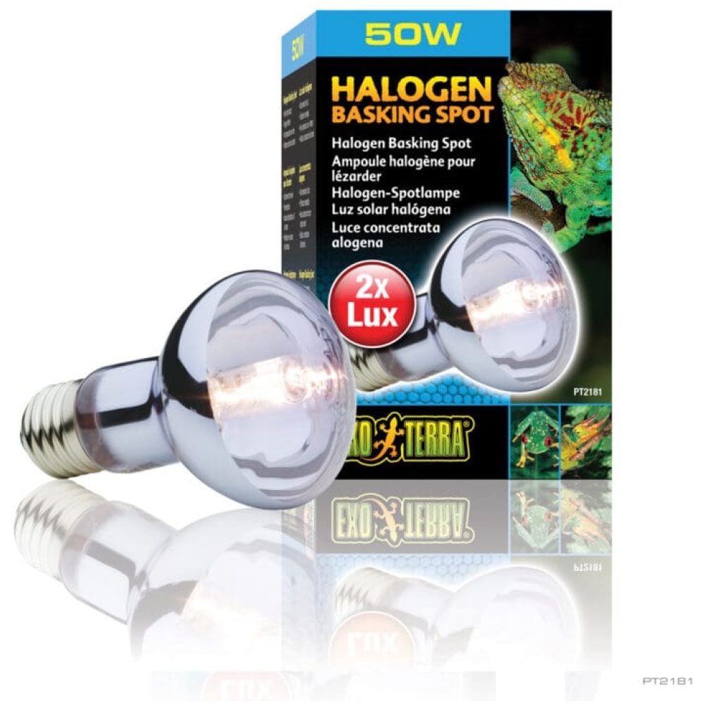 Exo Terra Halogen Basking Spot Lamp 50w