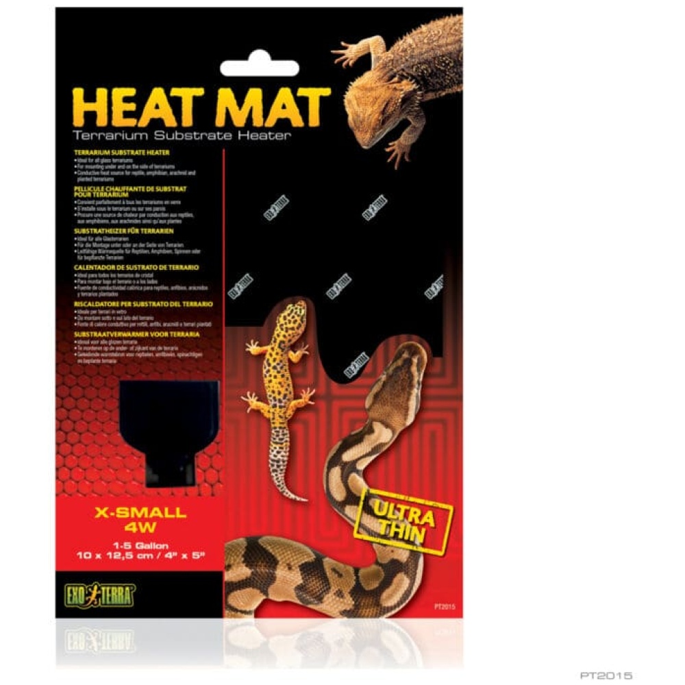 Exo Terra Heat Mat 4w 10 X 12.5cm X-Small