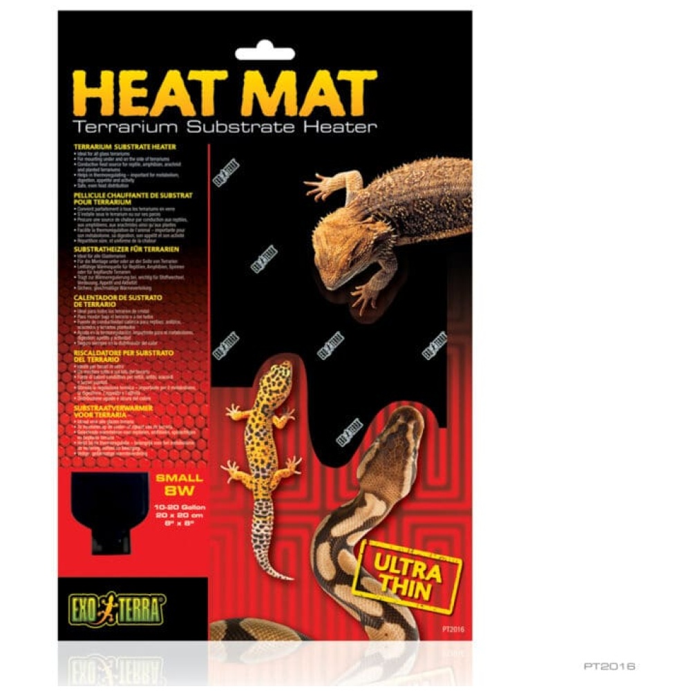 Exo Terra Heat Mat 8w 20 X 20cm Small
