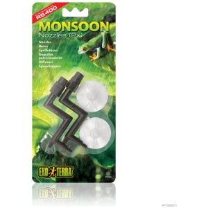 Exo Terra Monsoon Reptile Mister Replacement Nozzles (2) With Suction Cups