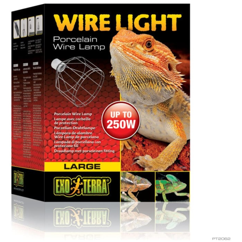 Exo Terra Porcelain Wire Clamp Lamp - Large