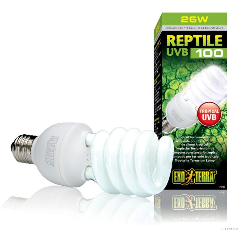 Exo Terra Reptile Uvb100 25w Tropical Compact 5.0