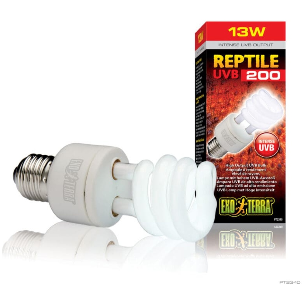 Exo Terra Reptile Uvb200 13w Compact Fluorescent Bulb