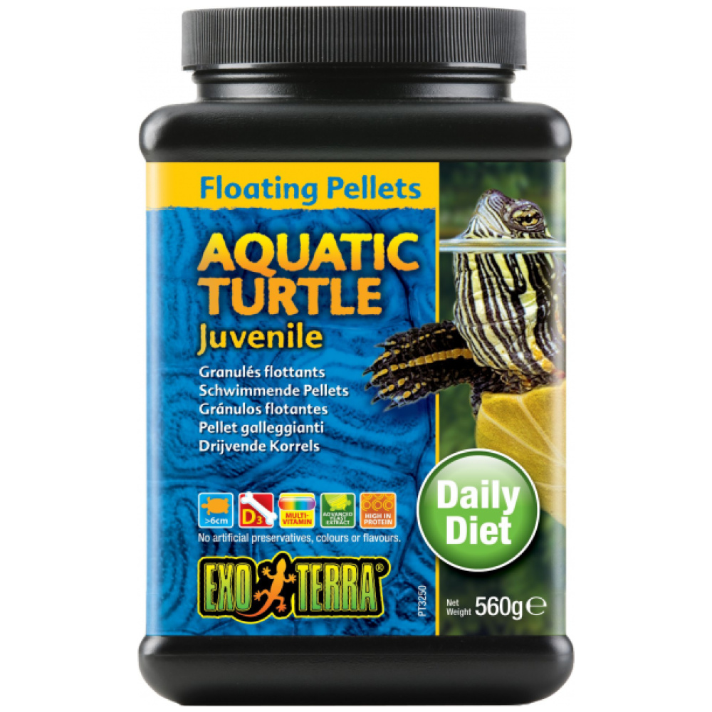 Exo Terra Turtle Food Juvenile Floating Pellets 560gm