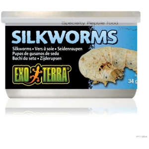 Exo Terra Wild Silkworms Medium 34g