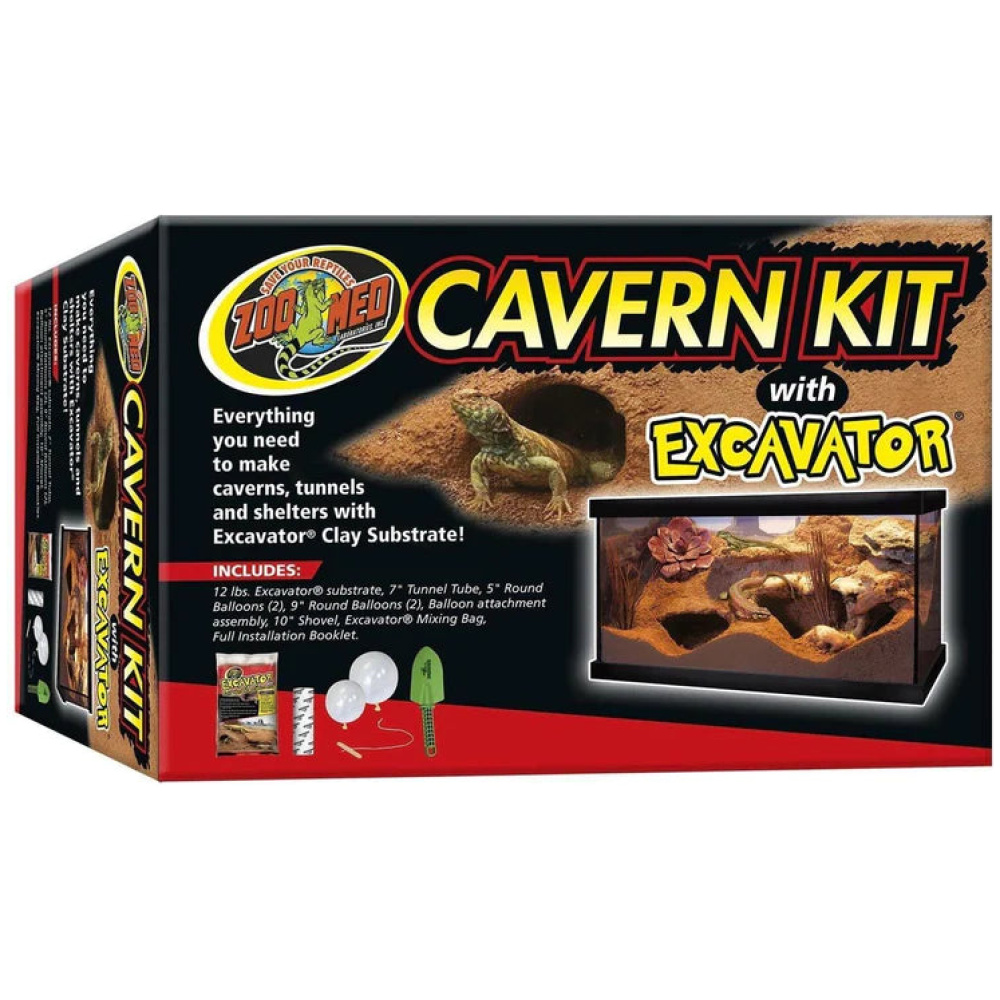 Zoo Med Box Cavern Kit with Excavator 12lb