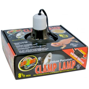 Zoo Med Deluxe Porcelain Clamp Lamp 8.5in reflector