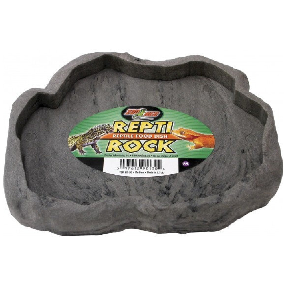 Zoo Med Repti Rock Food Dish - Medium