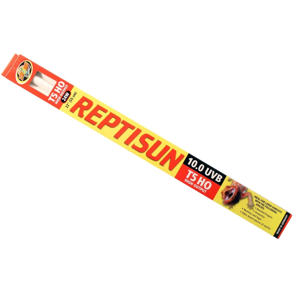 Zoo Med ReptiSun T5 HO 10.0 UVB Tube 60cm 24w