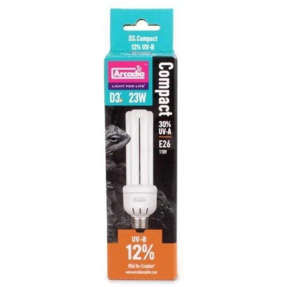 Arcadia 12% UV-B D3+Desert Compact - 23W