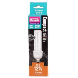 Arcadia 12% UV-B D3+Desert Compact – 23W