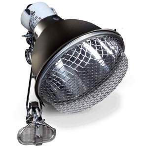 Arcadia Reflector Clamp Lamp + Ceramic E27 Lampholder GR – 14cm
