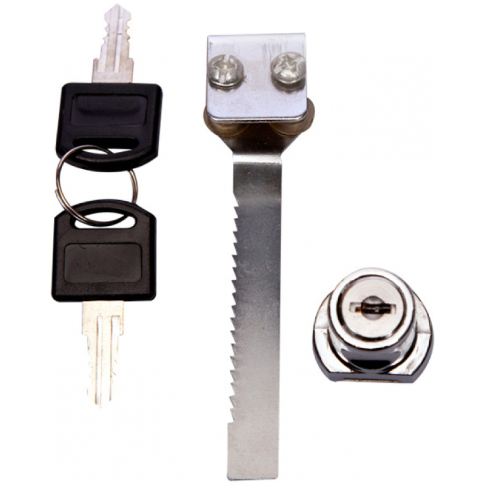 Reptile One Enclosure Lock Glass For Sliding Door W Key Lg 100mm