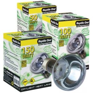 Reptile One Daylight Heat Lamp 100w E27 Screw Fitting