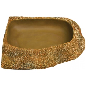 Reptile One Dyno Rock Bowl Corner Fit Regular 20.2×16.4×3.8cm