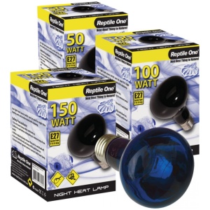 Reptile One Night Heat Lamp 150w E27 Screw Fitting