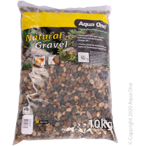 Reptile One Decorative Gravel 10Kg Natural Polished Stone 8-12Mm