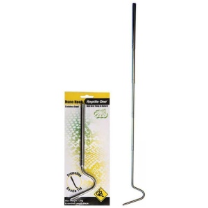 Reptile One Stainless Steel Nano Extendable Snake Hook 20-60Cm