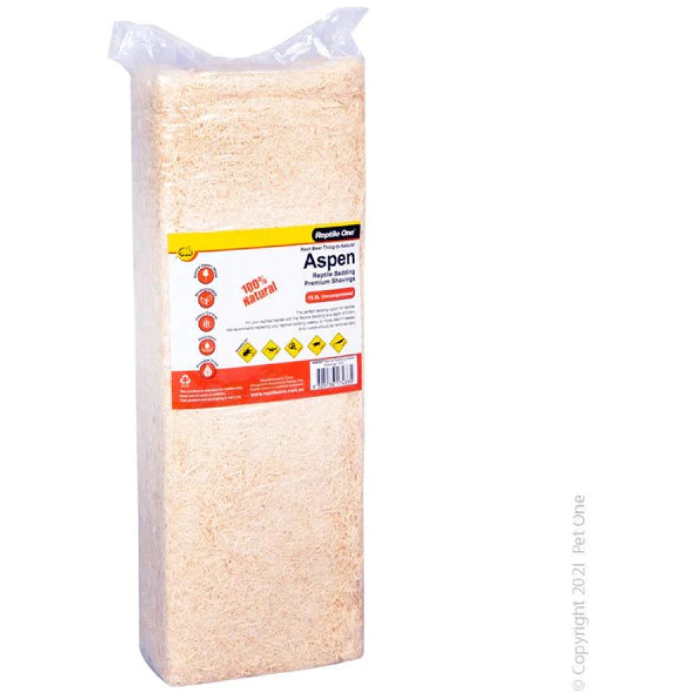 Reptile One Reptile Bedding Aspen Shavings 15.5Lt