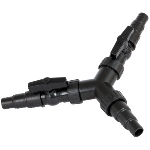 PondMAX Y Piece diverter and valve