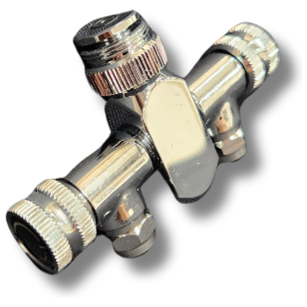 CO2 Regulator Two-Way Splitter