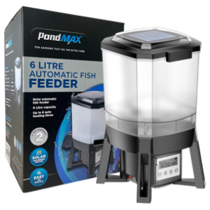 PondMAX Automatic Solar Fish Feeder 6L