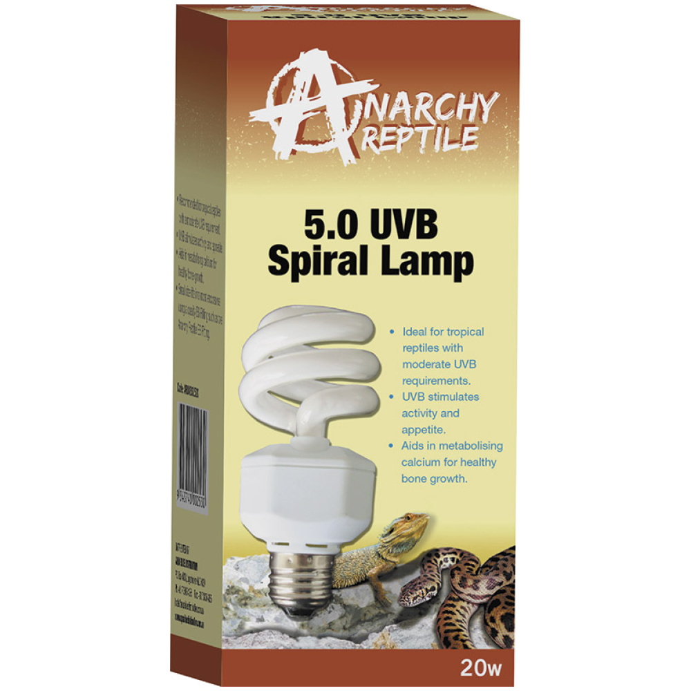 Anarchy 5.0 UVB Spiral Lamp 20w