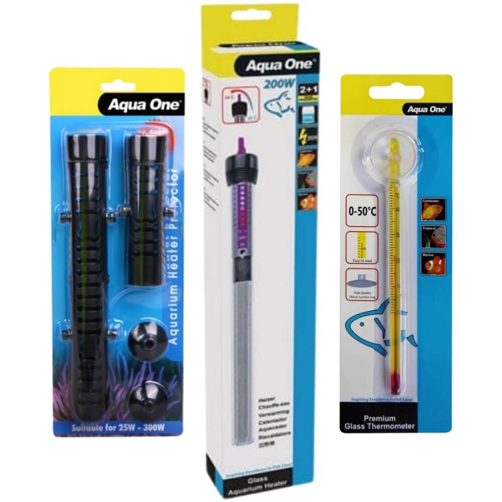 Aqua One Glass Heater 200w - 30cm Kit (3pk)