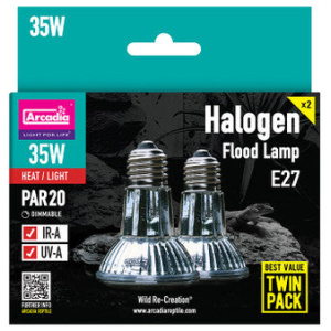 Arcadia Twin Pack – Halogen Flood 35w x 2