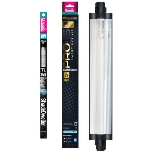 LumenIZE 8W Pro T5 UVB Kit + 7% UV-B ShadeDweller Lamp