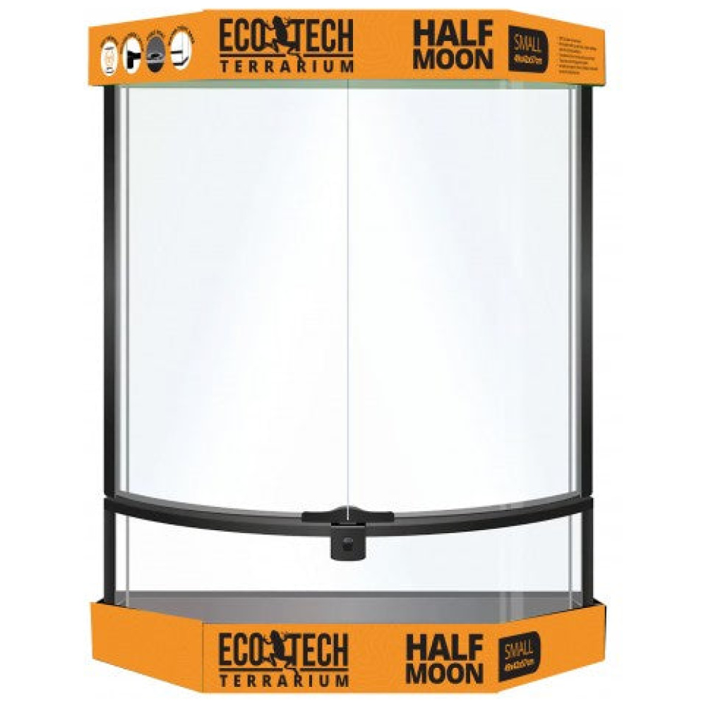 Eco Tech Half Moon Tall Terrarium 64 x 56 x 28cm