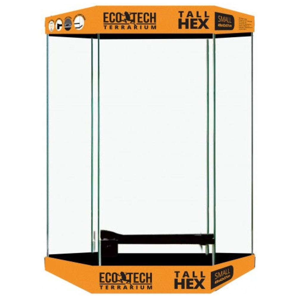 Eco Tech Hexagon Tall Terrarium 57 x 49 x 42cm
